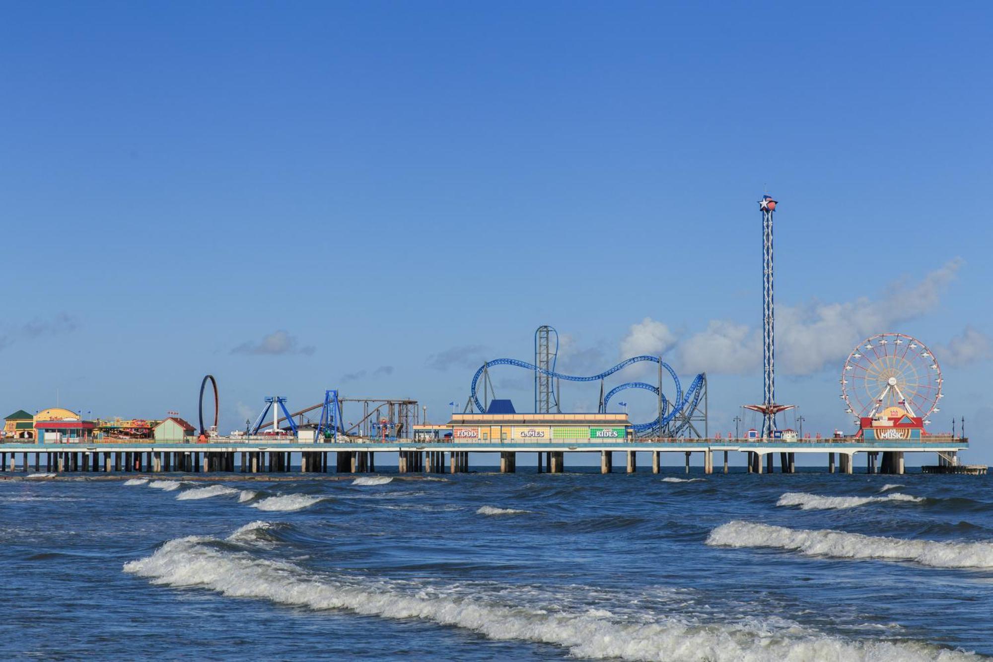 Beachfront Haven Galveston Buitenkant foto
